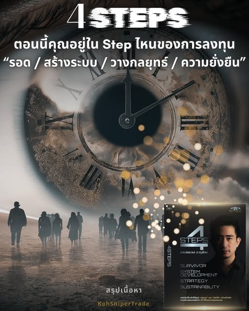 บทความแนวคิดนักลงทุน 4 Steps สู่ความสำเร็จในการเทรดโดยโก๋ Sniper Trade
